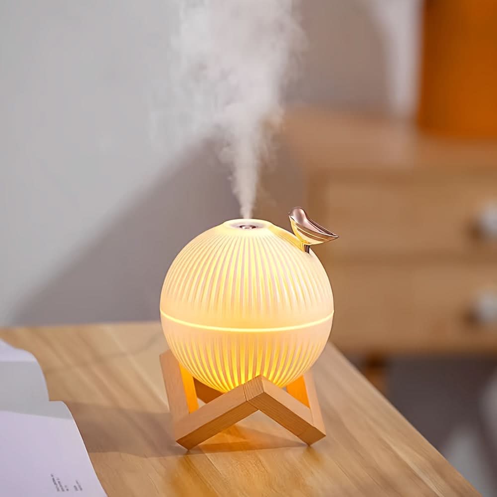 Cute Bird-Shaped USB Humidifier with Night Light