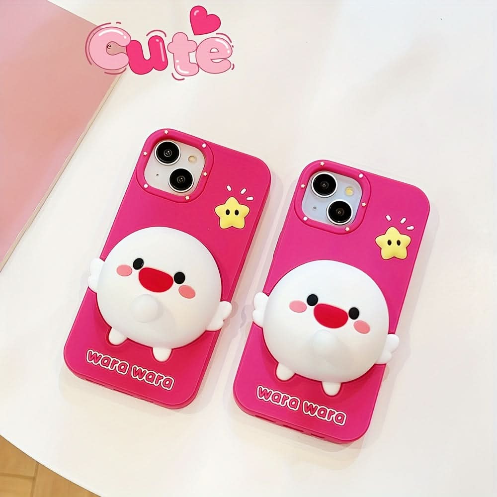 3D Bubble Bird Fun iPhone Case