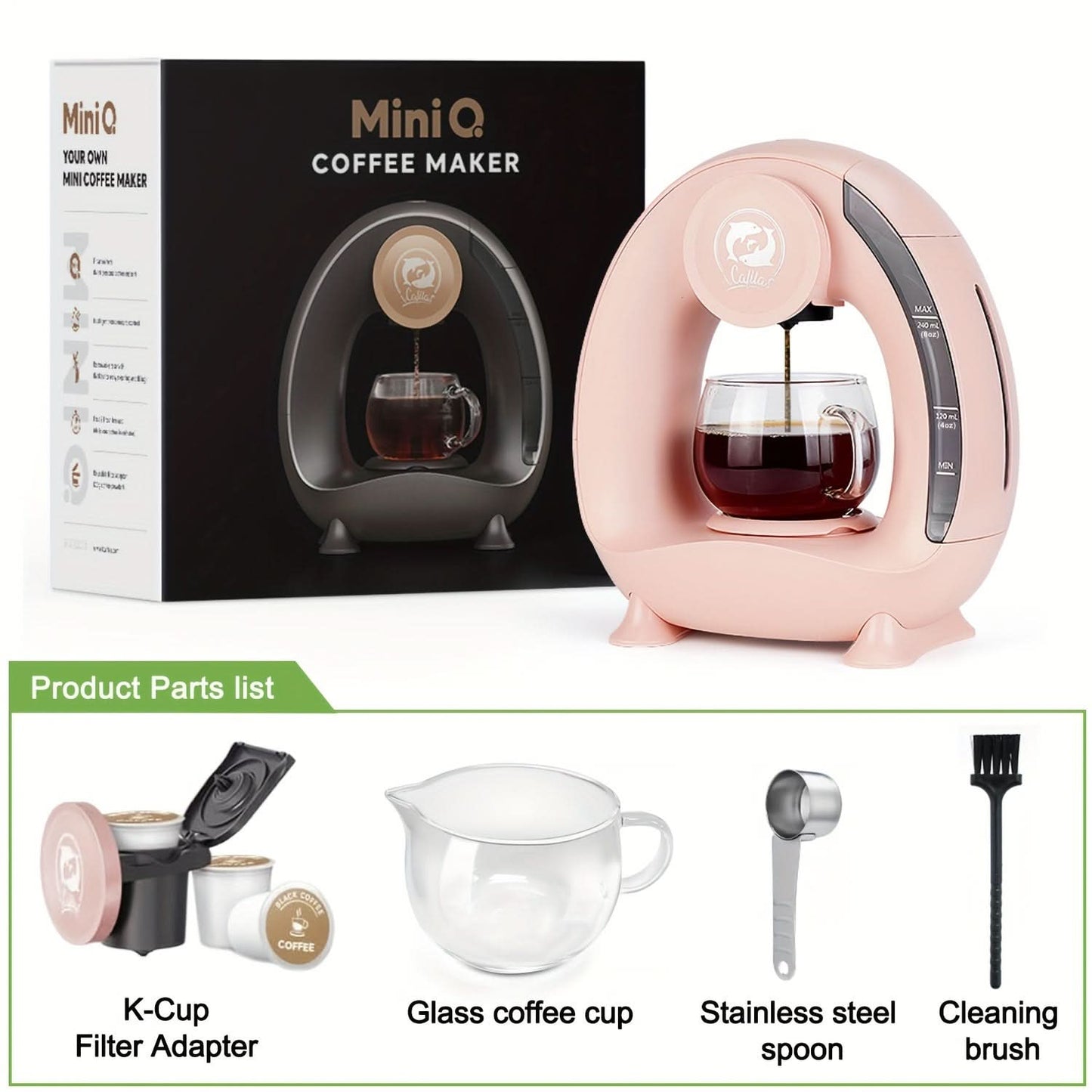 Compact Single Serve Travel Coffee Maker