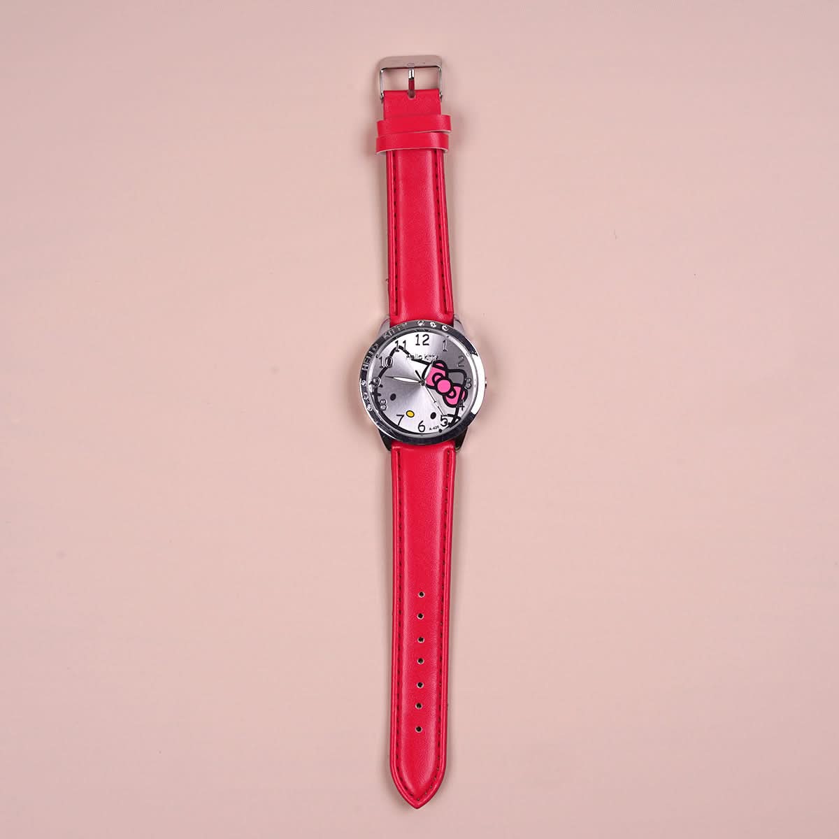 Hello Kitty Quartz Watch for Women - Stainless Steel Case