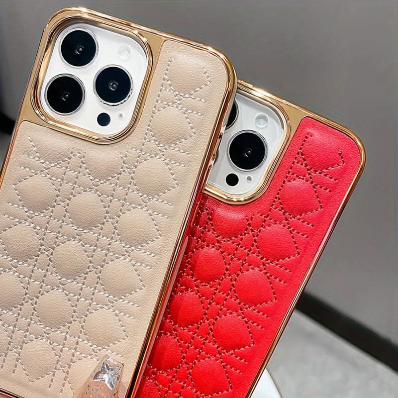 Premium Faux Leather iPhone Case Cover