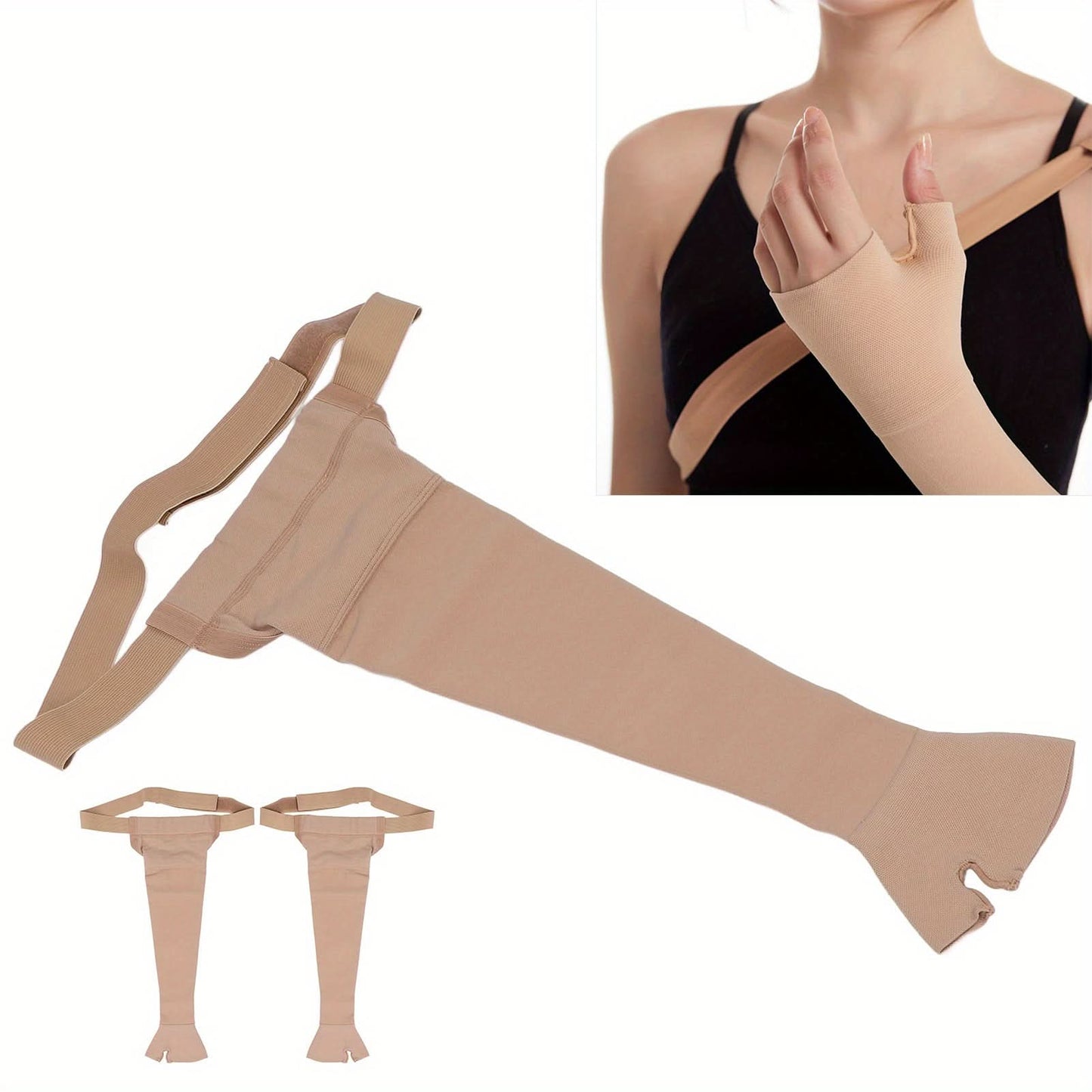 Lymphedema Compression Arm Sleeve – Post-Mastectomy Support Sleeve