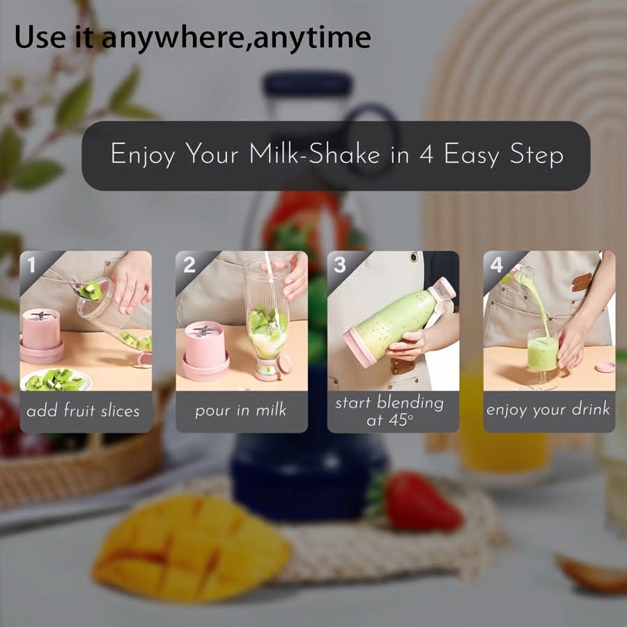 Portable 500ML USB Personal Blender for Smoothies