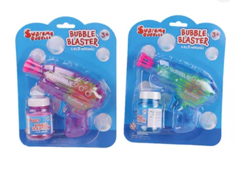 Supreme Bubbles Fiction Light up Bubble Shooter 43ml Assorted