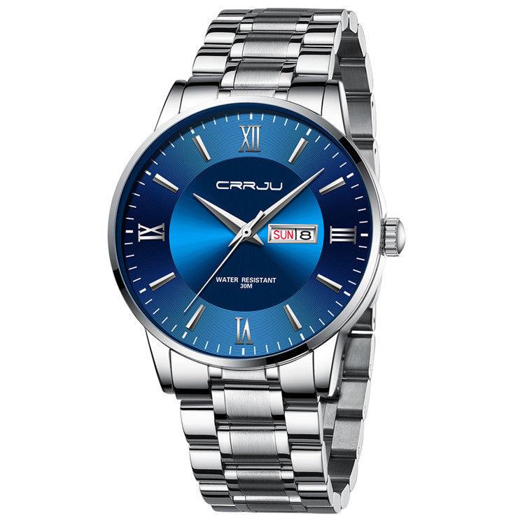CRRJU Steel Casual Quartz Analog Watch For Men 2175