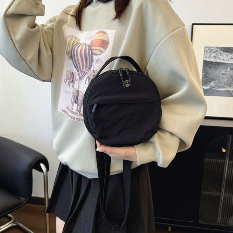 Women's Round Cake Crossbody Bag – Shoulder Bag for Travel & Daily Use