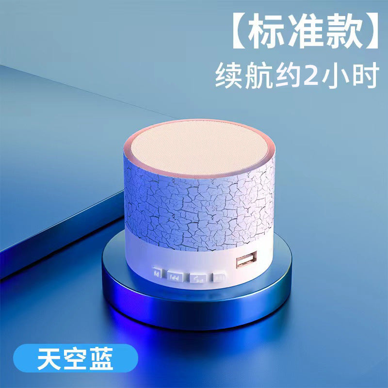 Bluetooth 5.0 Mini Speaker – Wireless Metal Portable Subwoofer with Voice Prompts