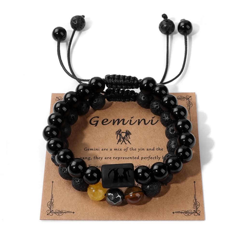 Natural Stone Aromatherapy Bracelet – Zodiac Bracelet for Men & Women