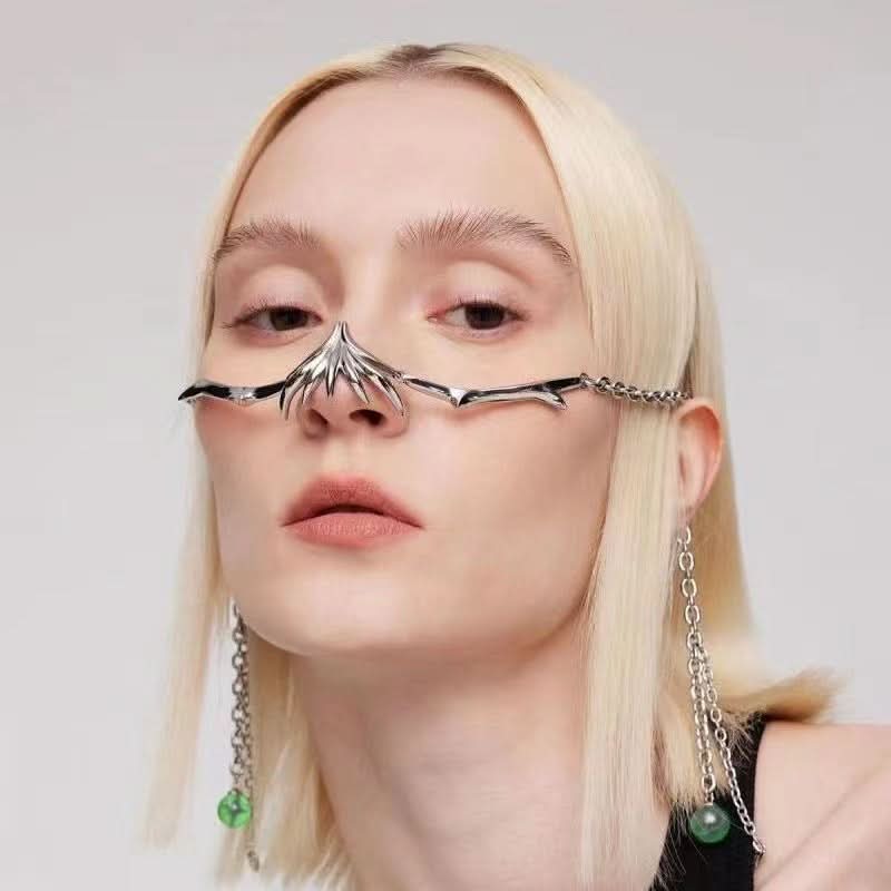 Cyberpunk Alloy Nose Mask - Punk Jewelry