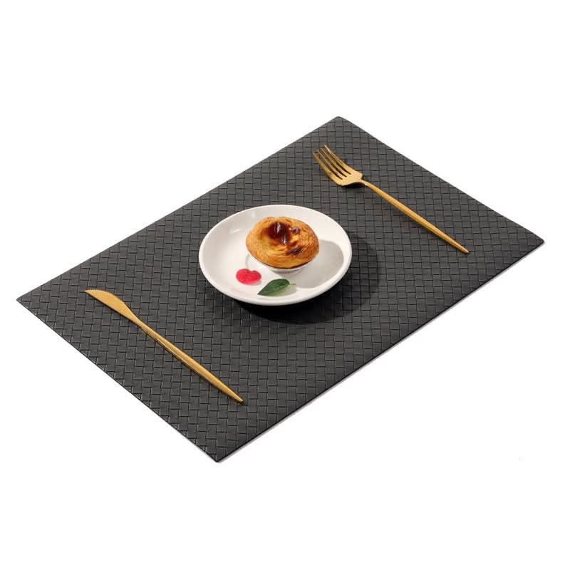 Woven Leather Non-Slip Insulation Placemats