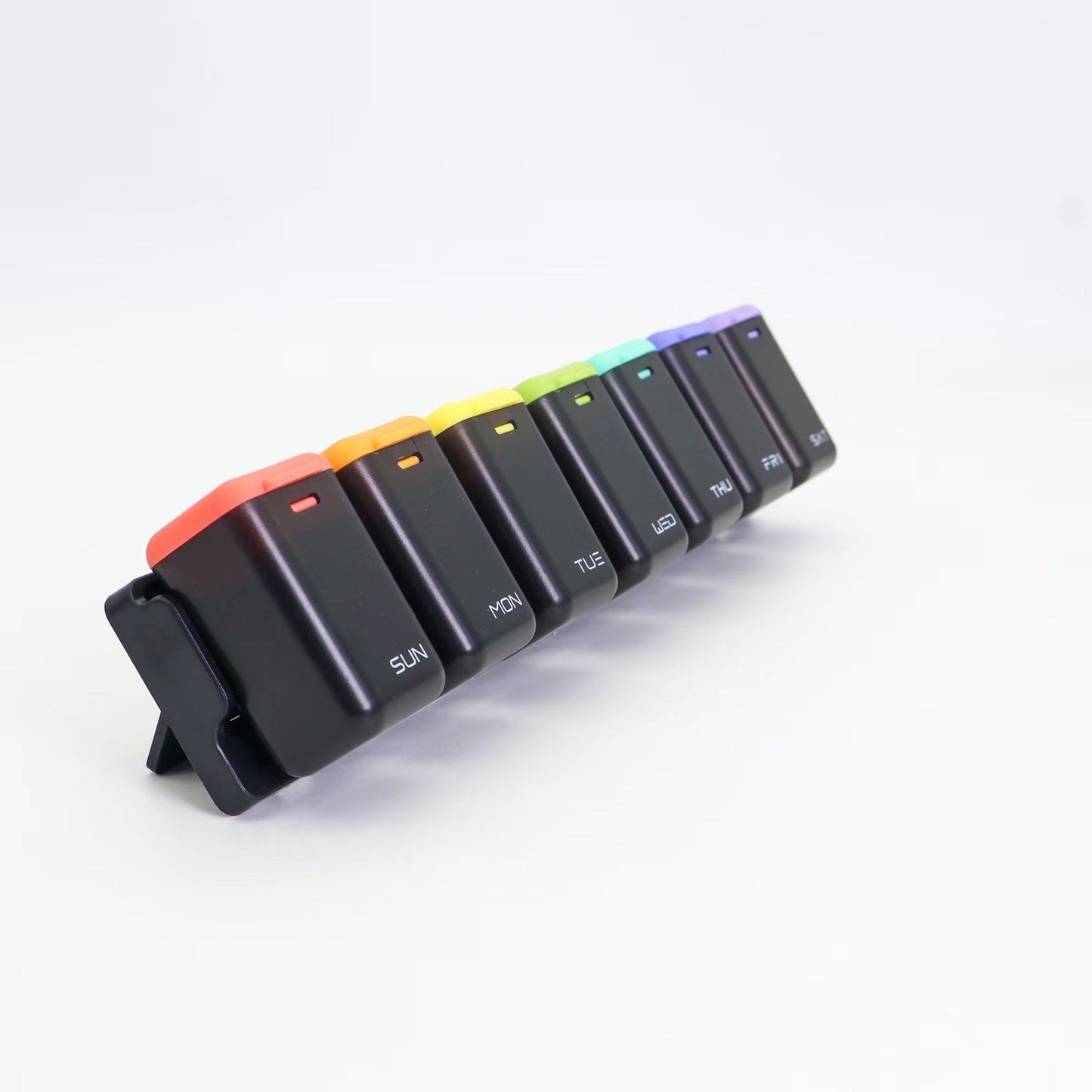 Magnetic Weekly Pill Organizer – Compact ABS Medicine Box for Daily Sorting & Storage