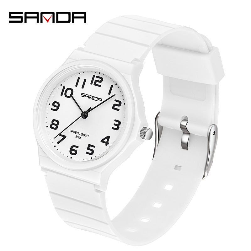 Sanda Women’s Casual Quartz Watch – Waterproof Analog Fashion Watch for Students
