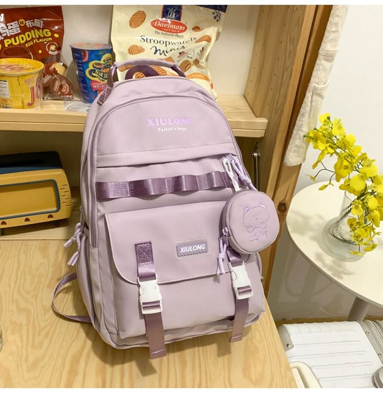 Lightweight School Backpack for Teens – Large Capacity Oxford Bag