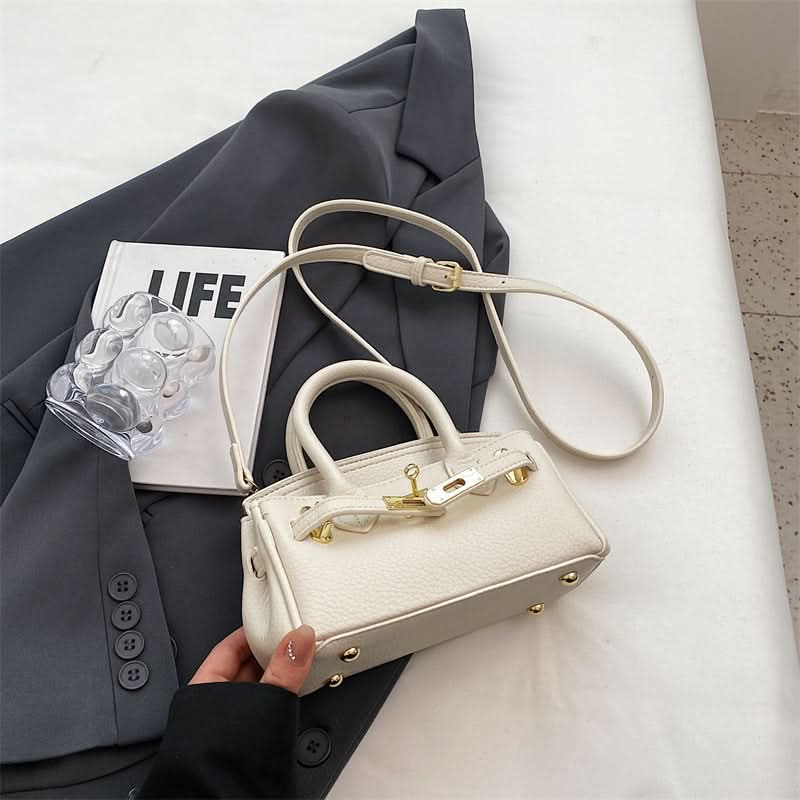 Women's Stylish PU Leather Kelly Bag – Elegant Crossbody Bag