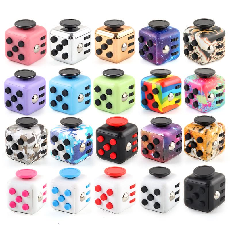 Rainbow Anti-Anxiety Fidget Cube Toy