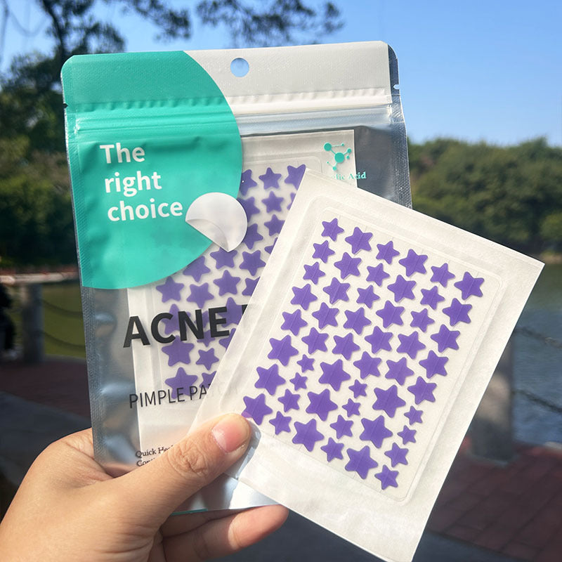 Star Acne Patches for Face – Hydrocolloid Blemish Treatment, Cute Star Shape (51-pieces)