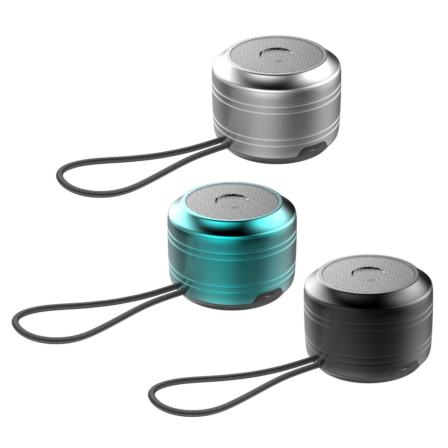 Bluetooth 5.0 Mini Speaker – Heavy Bass Portable Metal Speaker with Noise Reduction