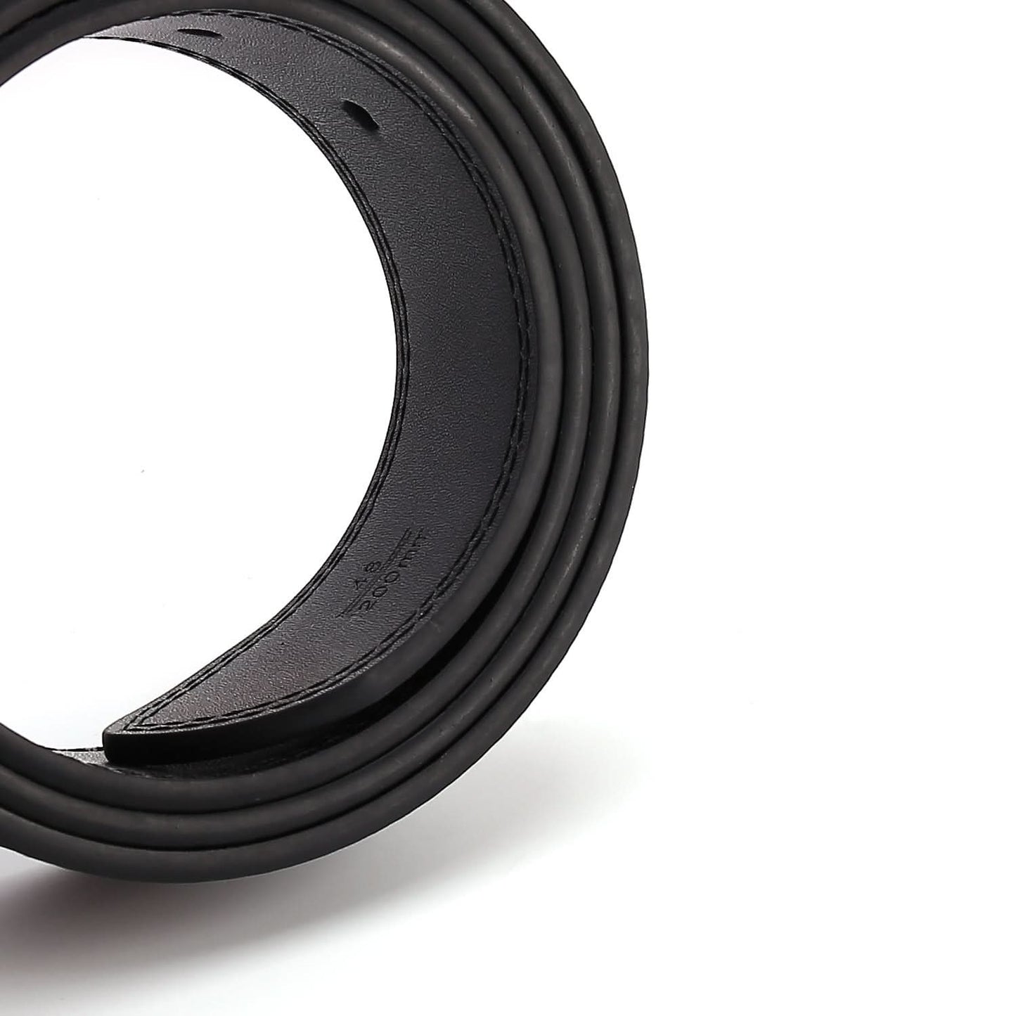 Men's Leather Business Belt - Black