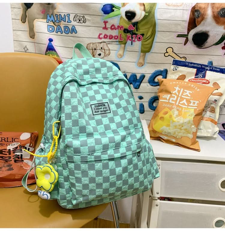 Trendy Unisex School Backpack for Teens – Lightweight Oxford Bag
