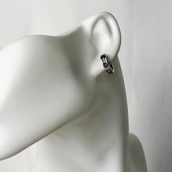 Men's Roman Numeral Ear Cuff - Non-Pierced Hoop Earrings