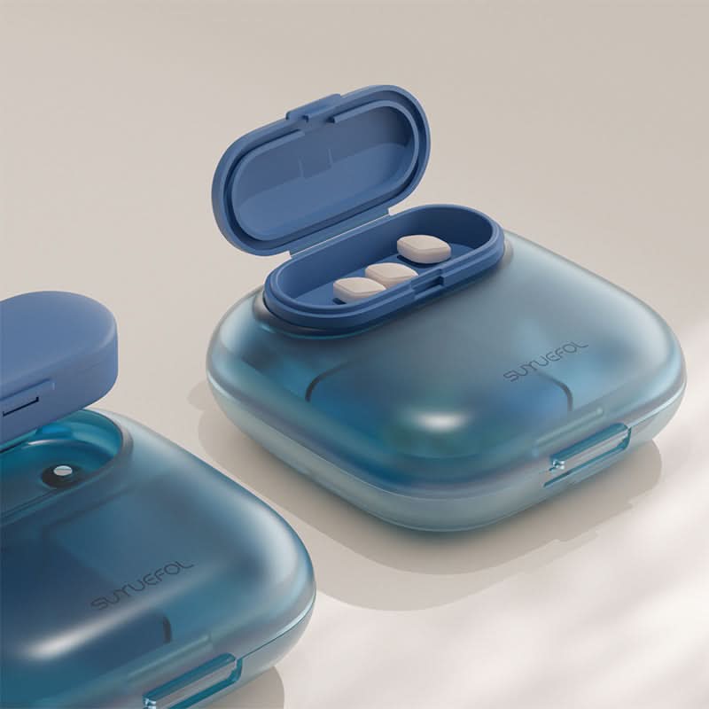 Portable small medicine box three meals a day sealed medicine storage box carry pills medicine packing box