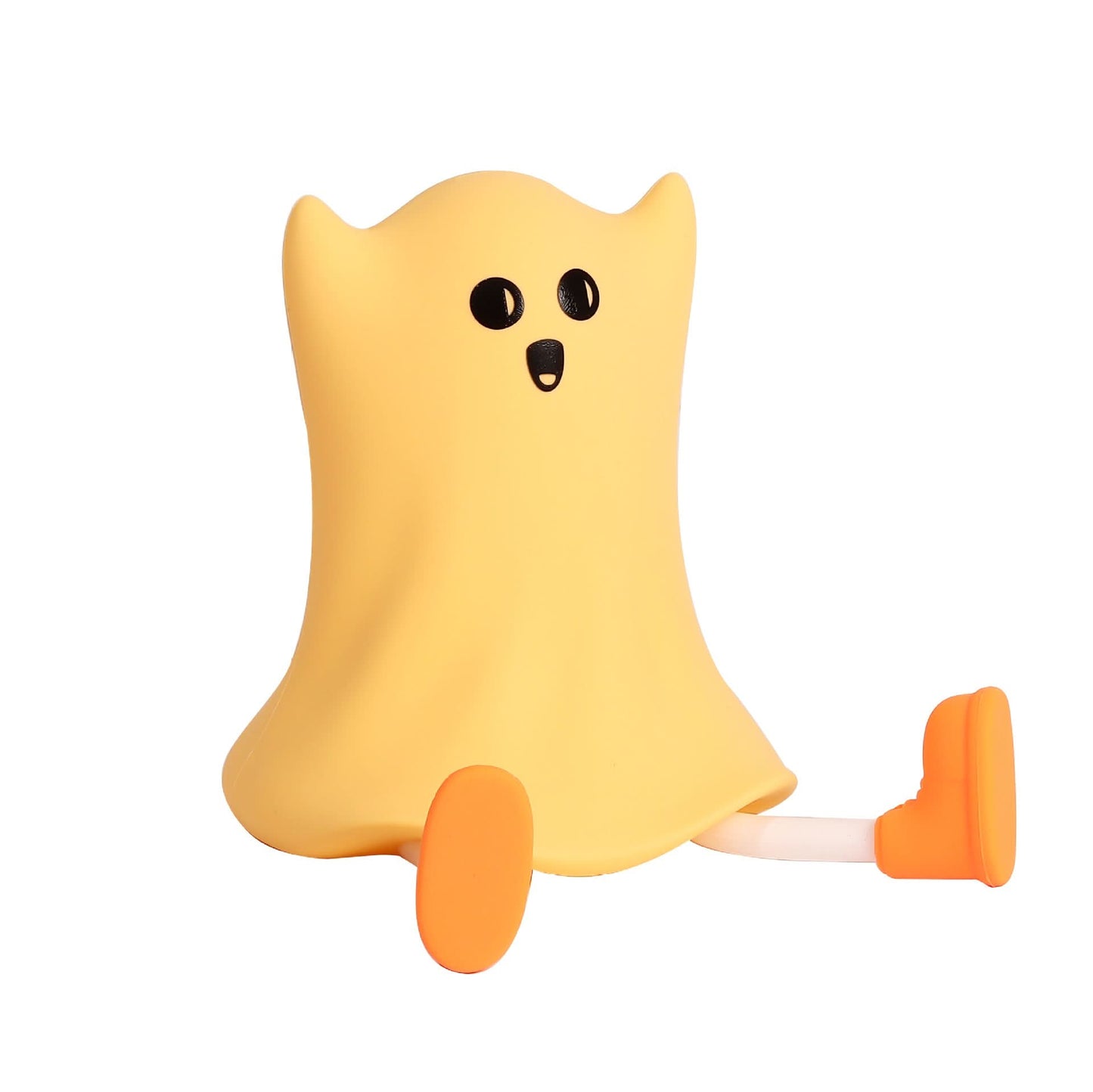 Rechargeable Ghost Silicone Night Light – Cute LED Pat Lamp