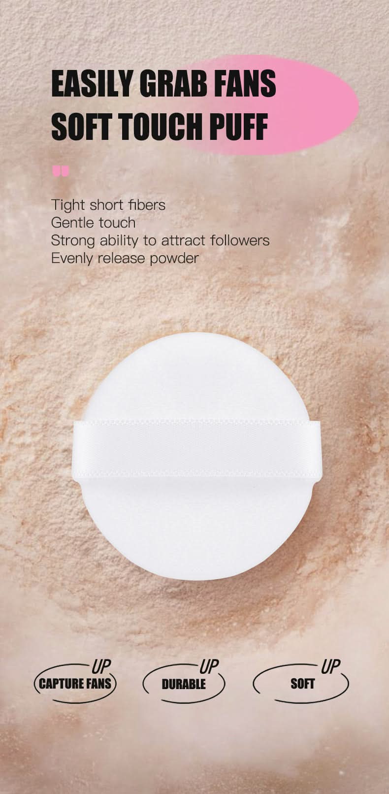 Molianji Matte Finish Setting Powder – Long-Lasting Waterproof Oil Control