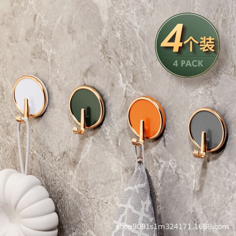 Luxury No-Drill Adhesive Door Hook – Strong Stick-On Hanger for Clothes & Storage