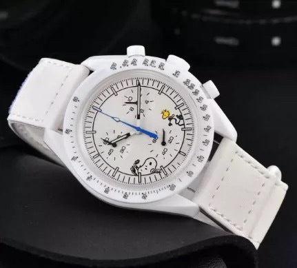 Men’s Fashion Chronograph Quartz Watch – Planet Series, Luminous 6-Pin Design