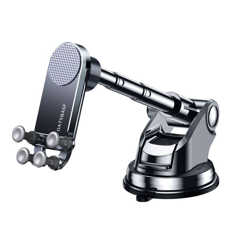 Aluminum Alloy Car Phone Holder – Gravity Auto-Lock, 360° Adjustable