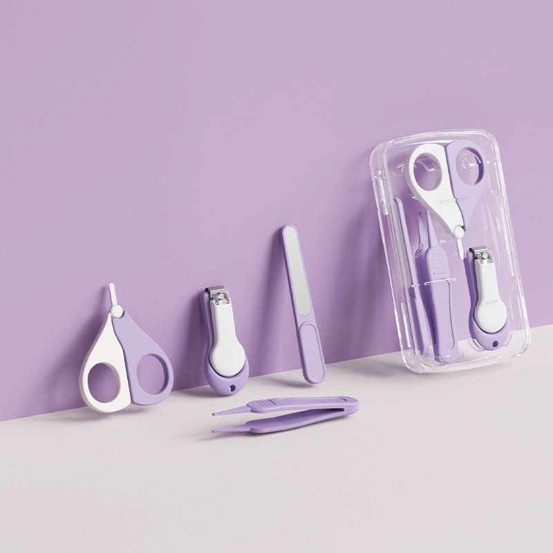 Portable Baby Nail Clippers Set – Safe Manicure Kit for Newborns & Toddlers