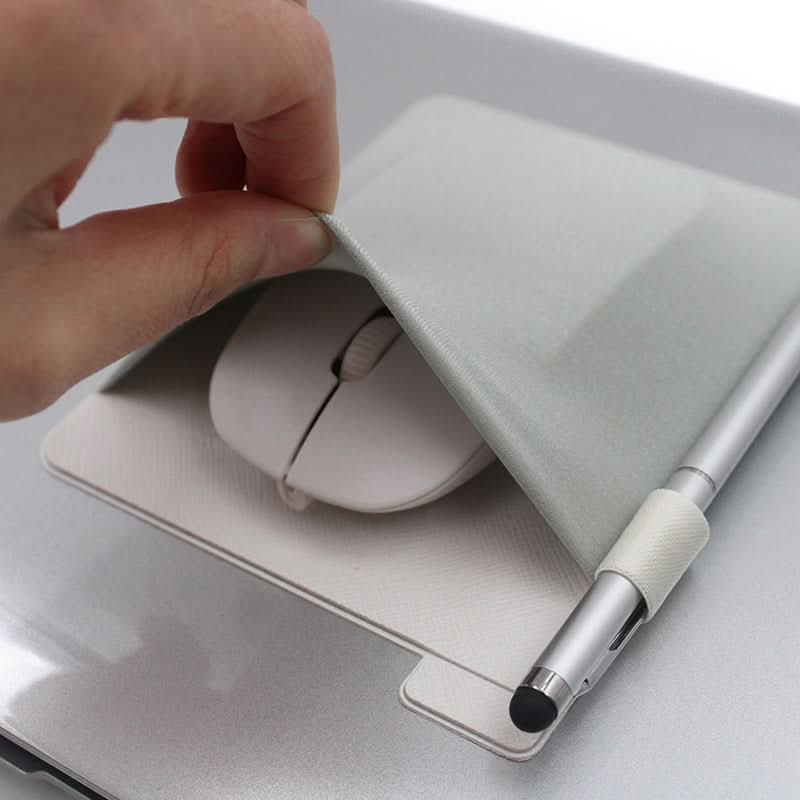 Spot tablet square mouse sticker elastic lycra cloth mouse bag portable elastic mobile phone sticker bag