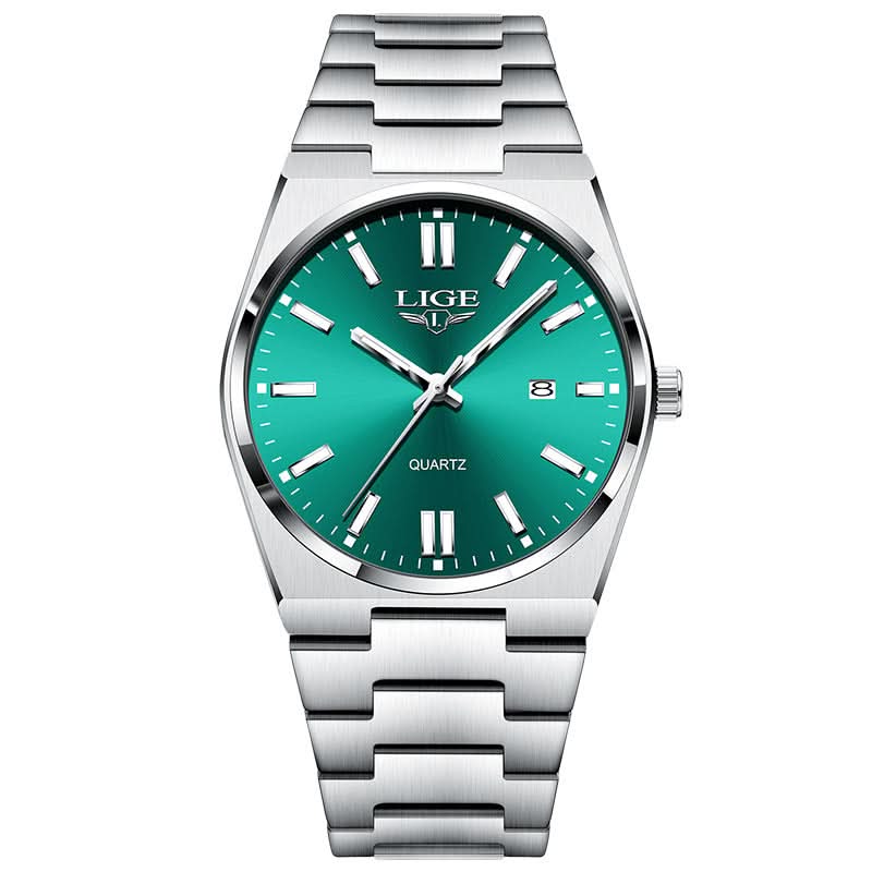 Men’s Business Quartz Watch – Luminous Dial, Multi-Function Calendar