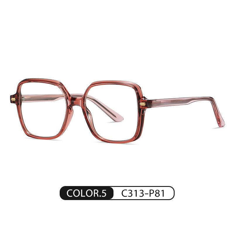 Anti-Blue Light Square Glasses Frame – Unisex 90° Design, Myopia-Ready, Stylish Eyewear