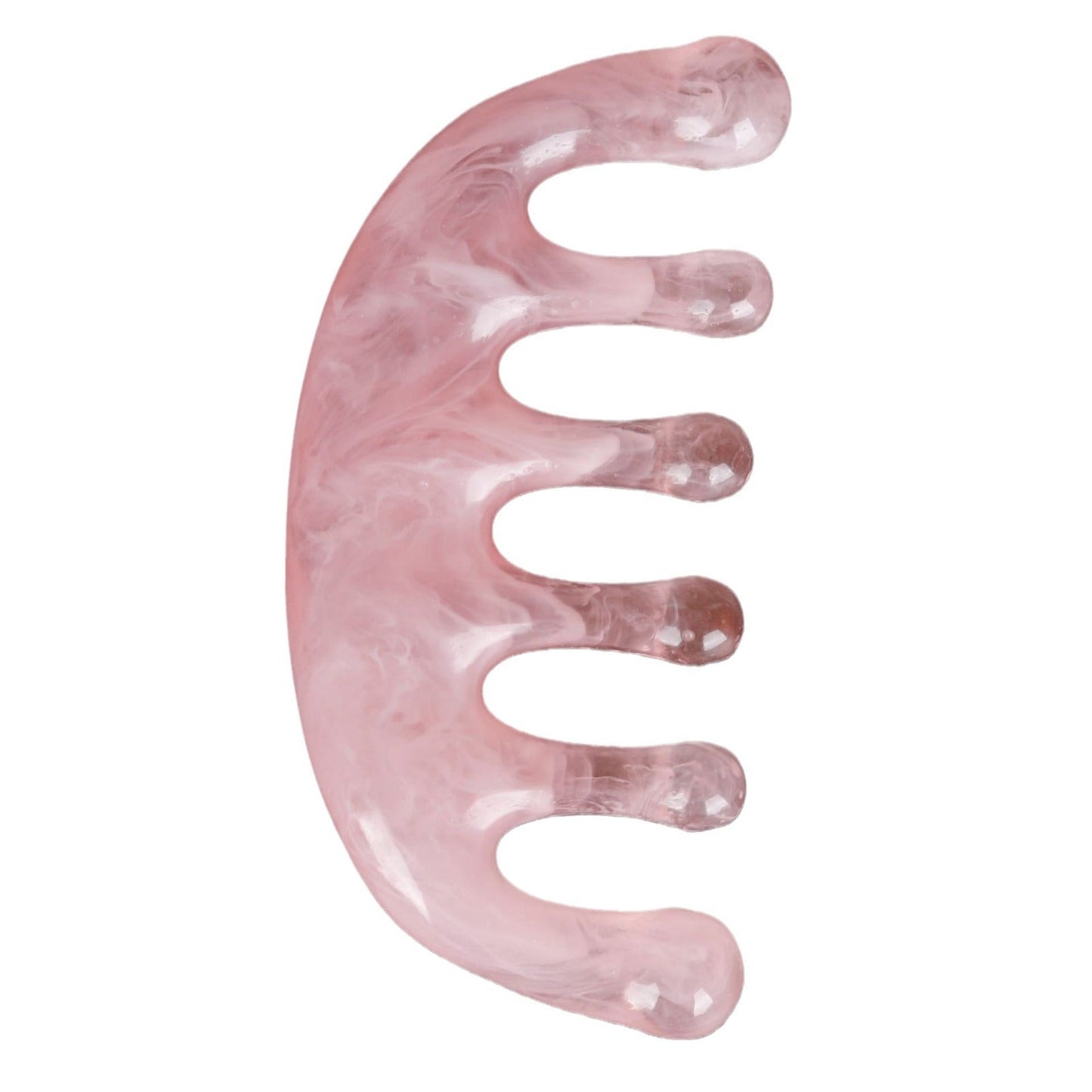 Anti-Static Resin Scalp Massage Comb – Large Tooth Hair Detangler for Curly Hair