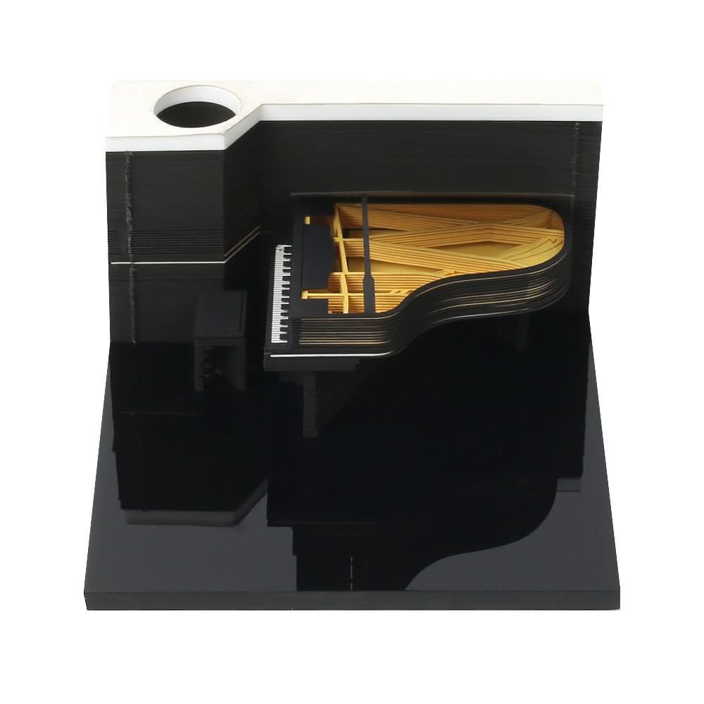 2025 3D Piano Desk Calendar