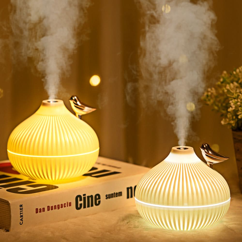 USB Mini Onion Humidifier – Silent Ultrasonic Mist Night Light