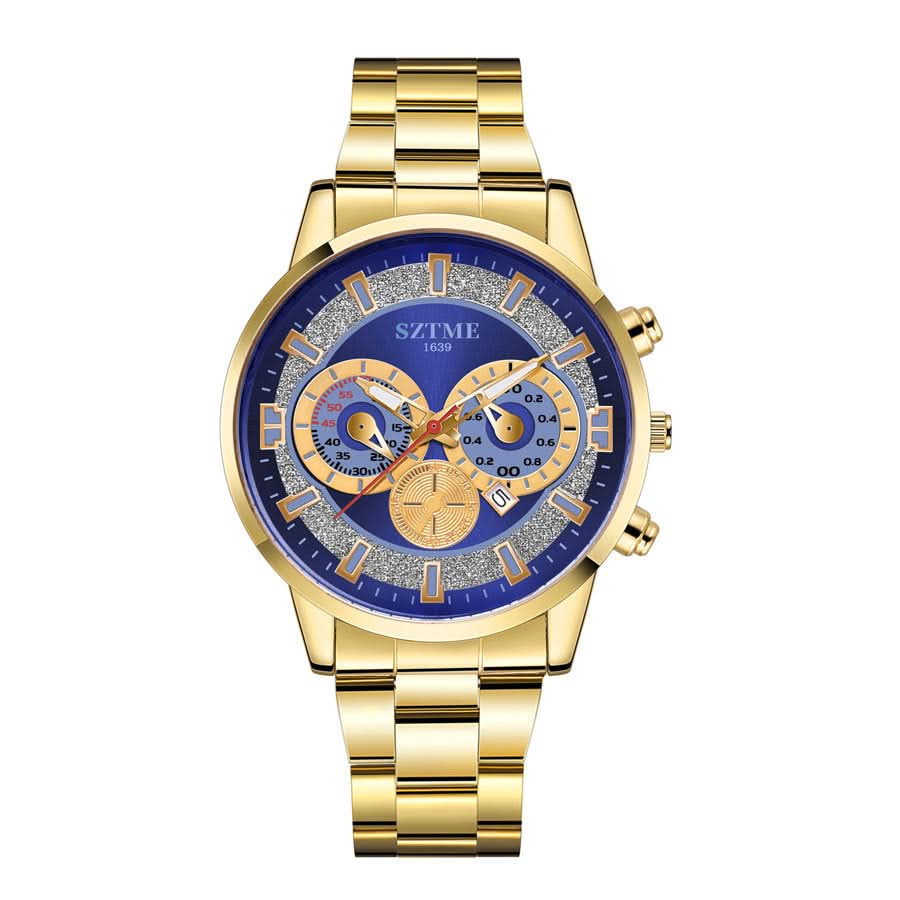 Men's Luminous Calendar Quartz Business Watch