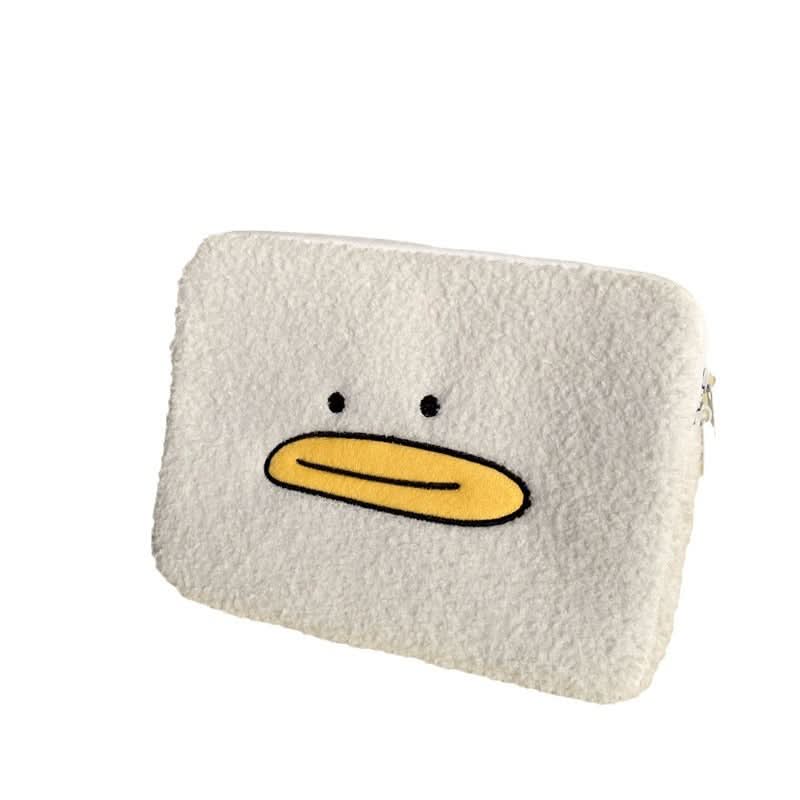 Cute Duck Plush Laptop Tablet Bag 11-15 Inch