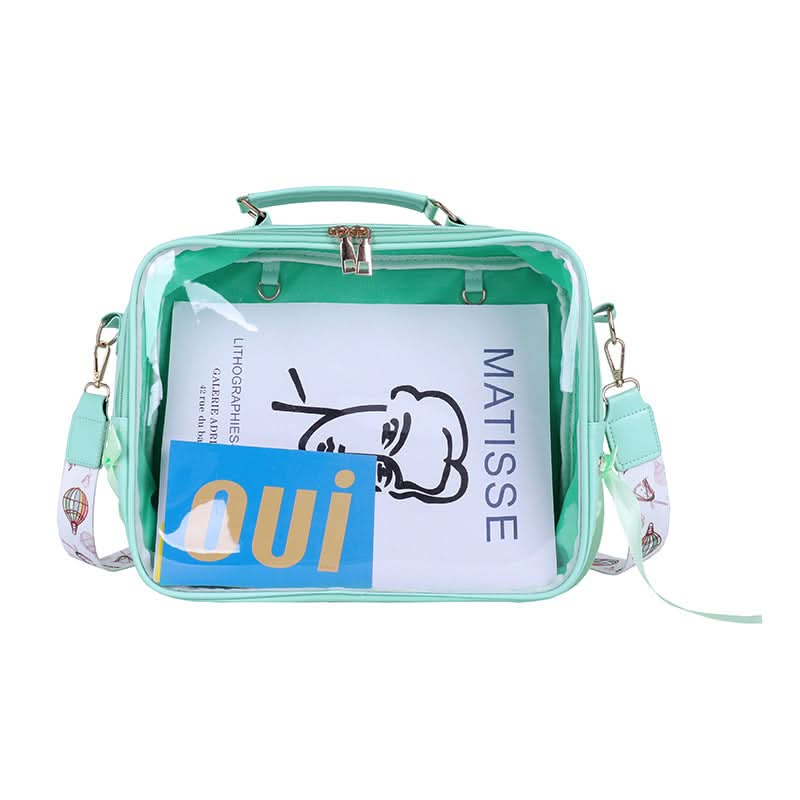 Transparent Jelly Backpack for Students - Multi-Purpose Shoulder Bag