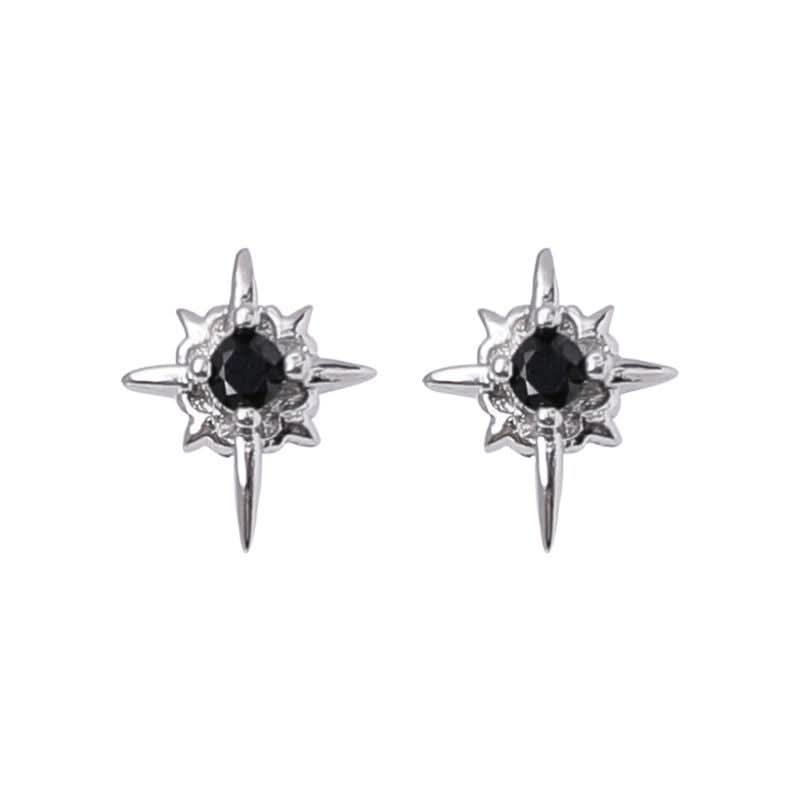 Men's Polaris Zircon Stud Earrings – Simple & Versatile Design
