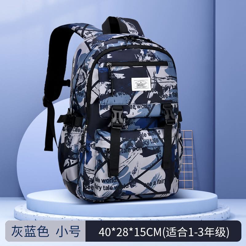Waterproof Camouflage School Backpack for Boys - Lightweight School Bag