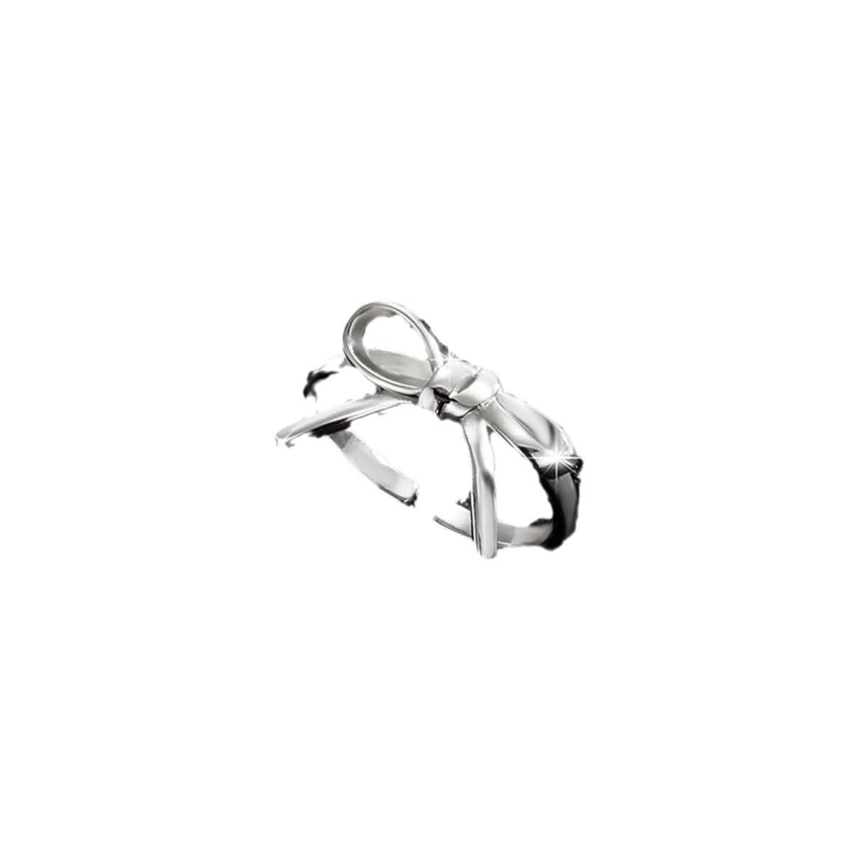 Creative Bow Open Ring for Women – Knotted Jewelry in Gold & Silver