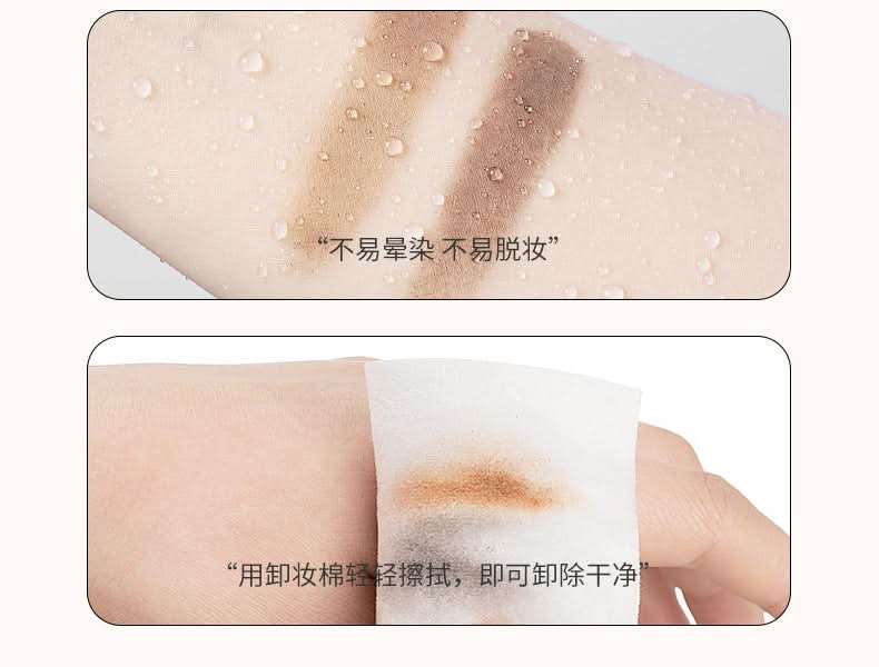 MINSHZEE 3-Color Eyebrow Powder – Waterproof, Long-Lasting, Smudge-Proof Brow Kit
