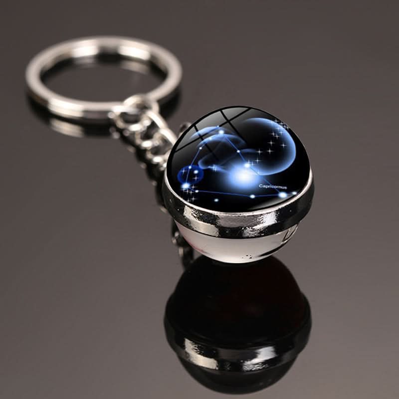 12 Constellations Luminous Car Keychain Pendant