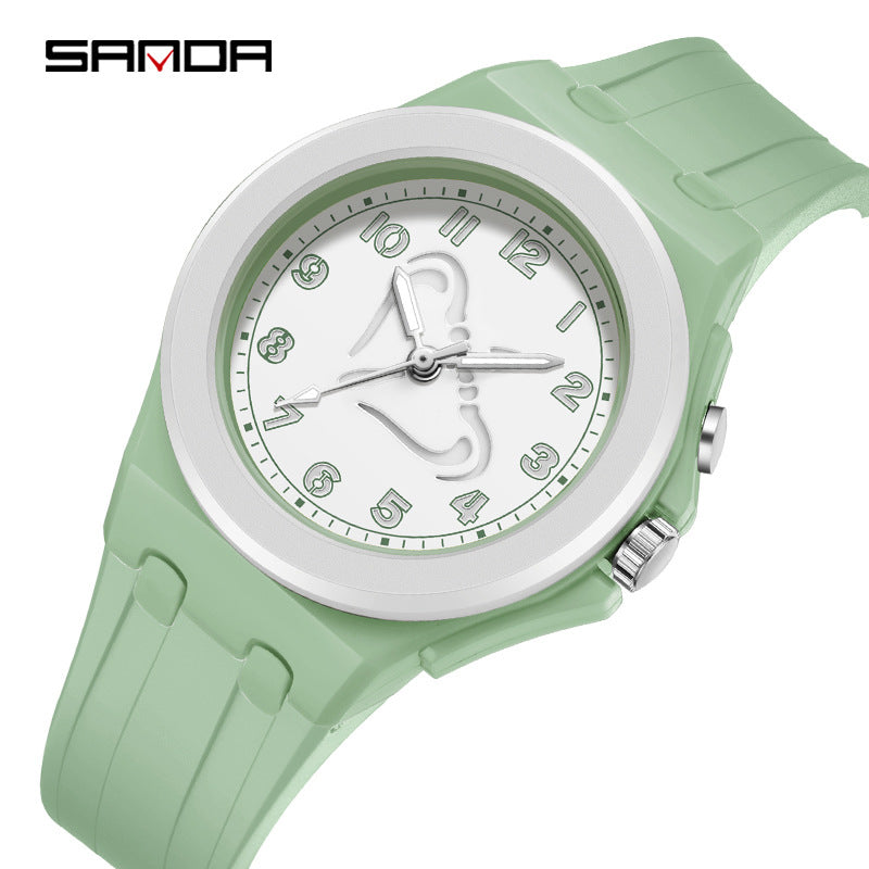 Sanda Constellation Quartz Watch – Luminous Waterproof Student Watch for Kids