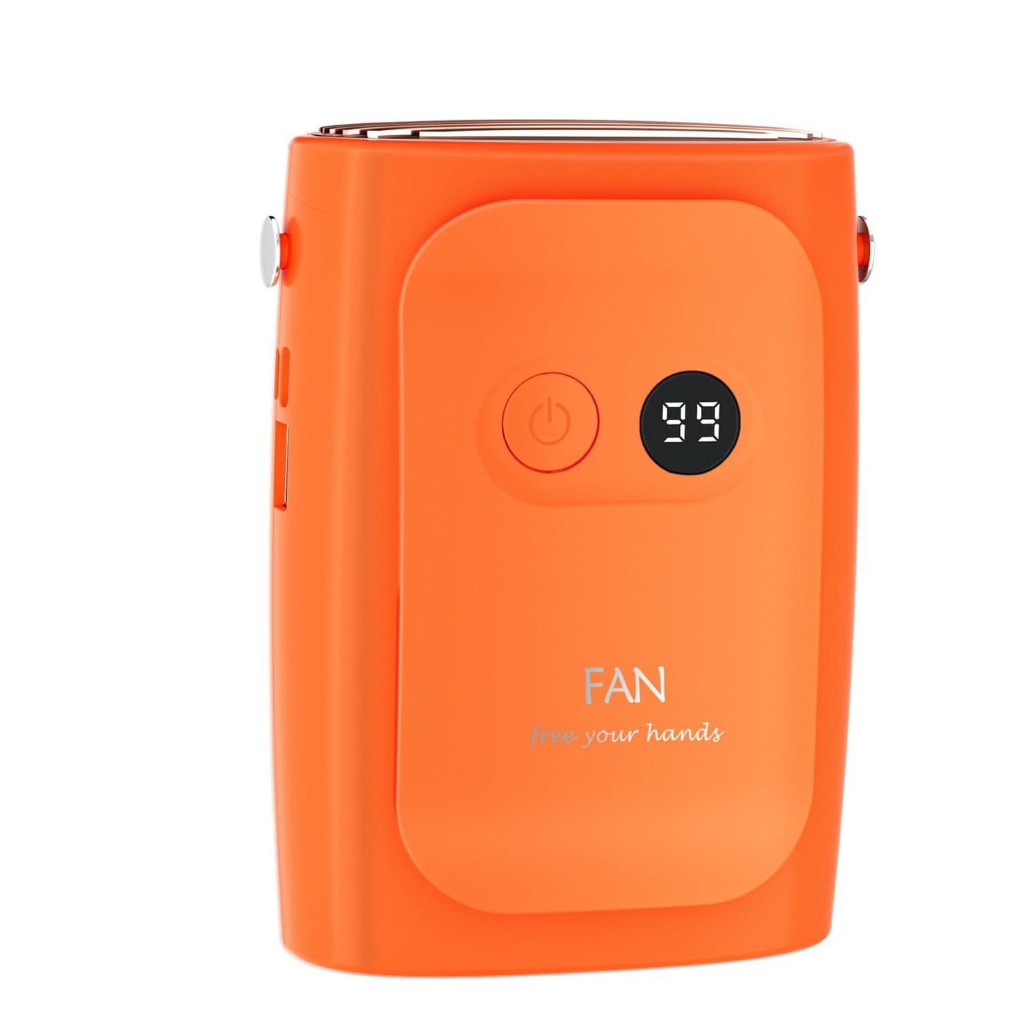 8000mAh Portable Waist & Neck Fan – Hands-Free Wearable Cooling