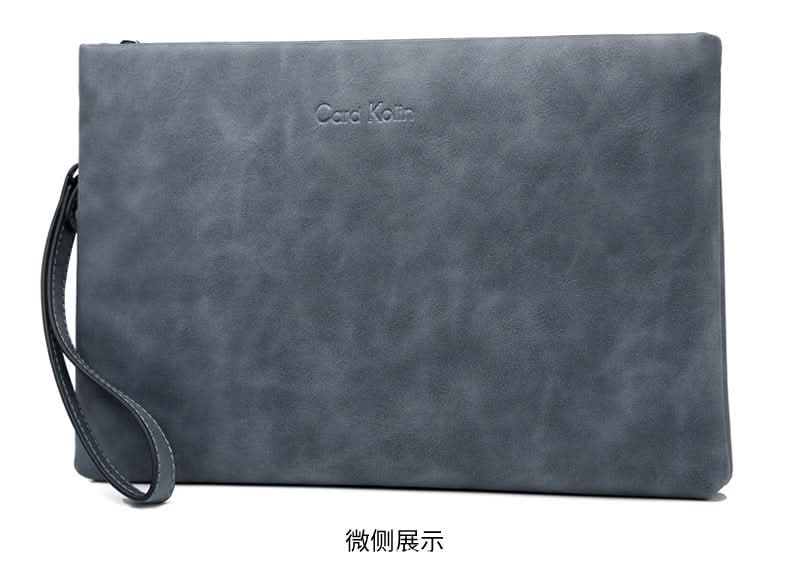 Men’s PU Leather Clutch Bag – Business Handbag & Envelope Wallet