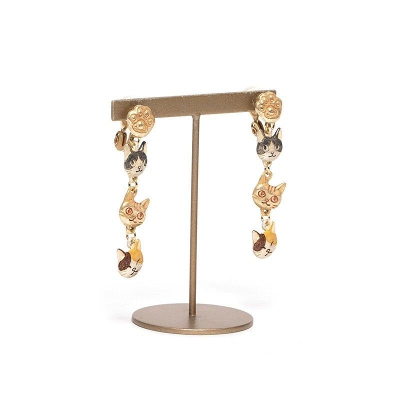 Cat Face Dangler Earrings – Cool Alloy Jewelry