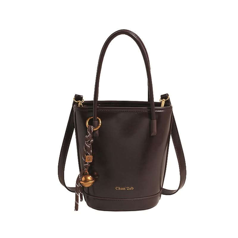Women’s Retro Bucket Shoulder Bag – Urban Fashion PU Handbag